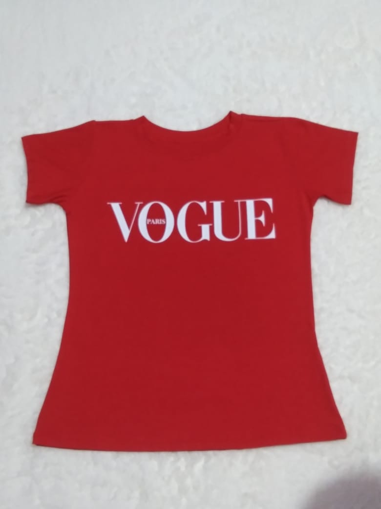 T shirts Vogue Paris Ermane Hashtag Modas